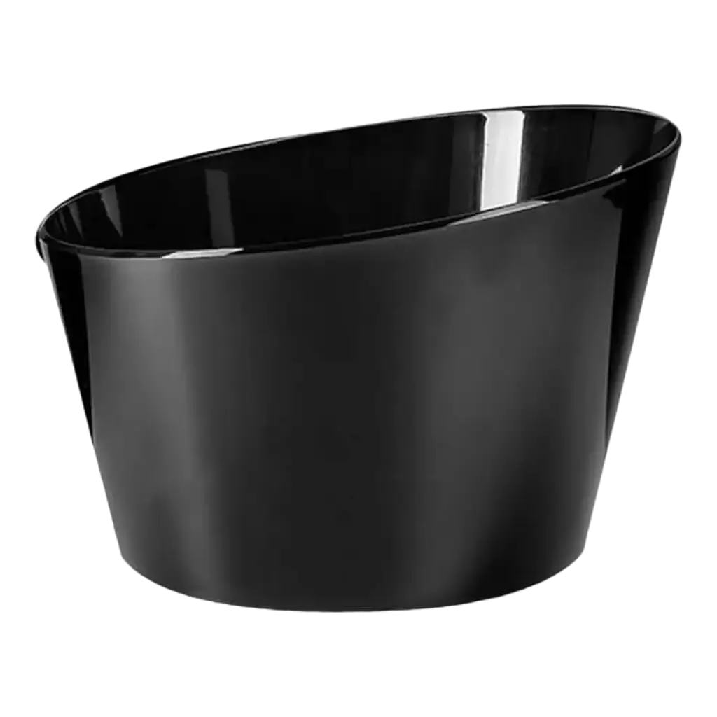 Lavabo de acrílico negro para champán (modelo grande)