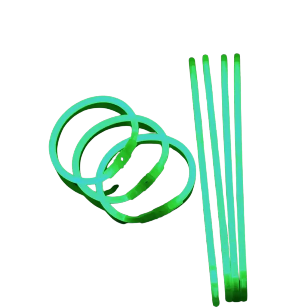 Pulsera Verde Fluo (paquete de 100)