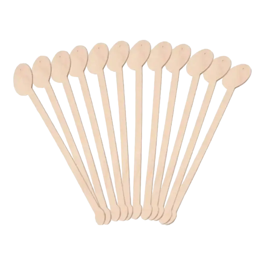 Agitador de cóctel de madera 15cm (250pcs)