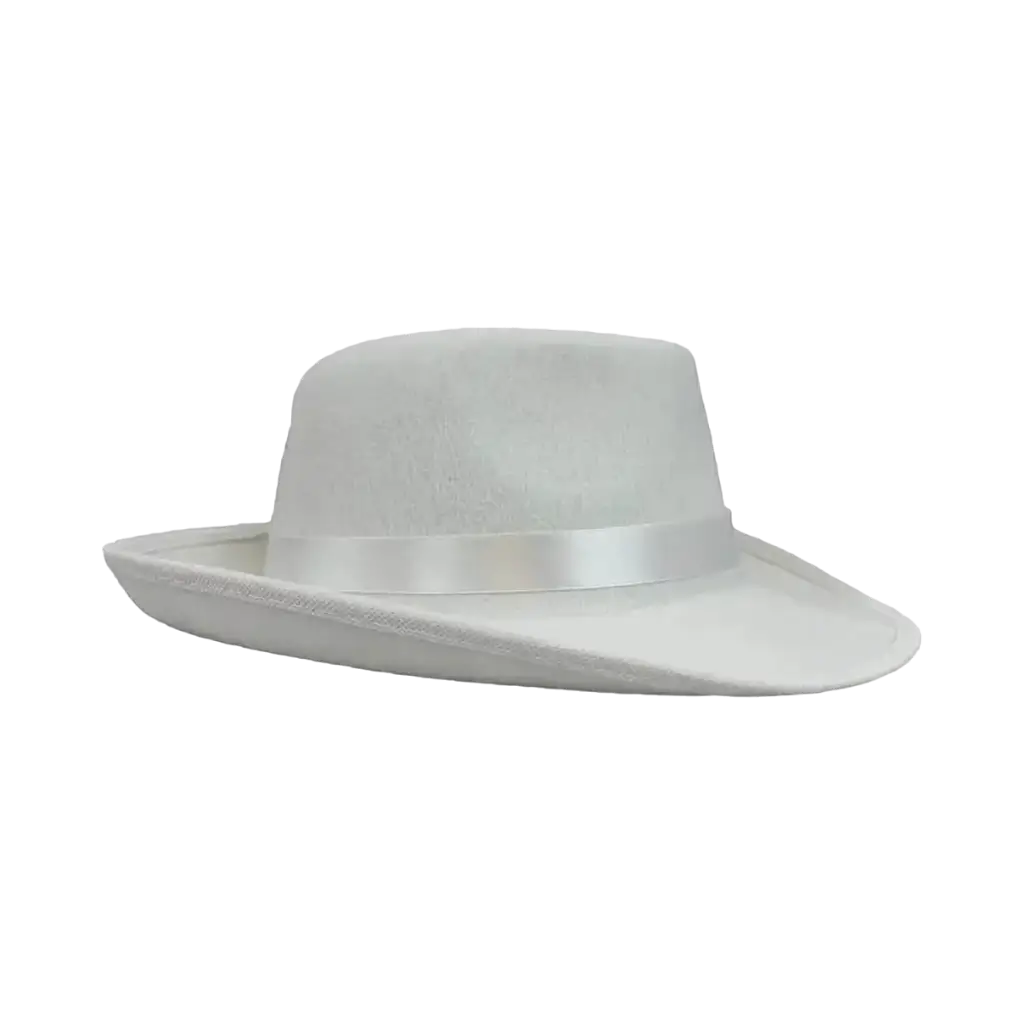 Sombrero BORSALINO en tela blanca