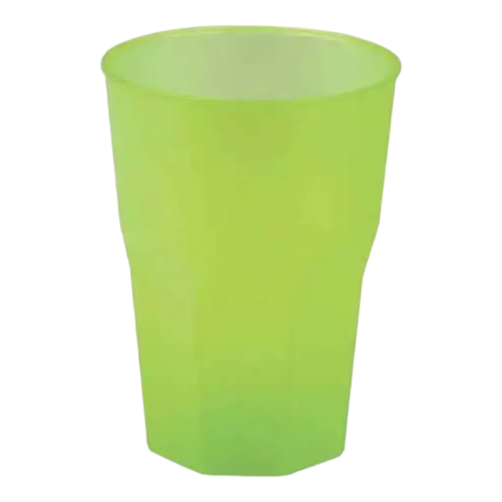 Vaso de cóctel verde 35cl (Lote de 20)