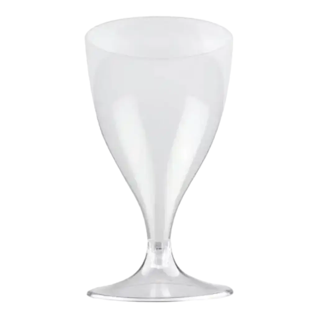 Vaso de vino de plástico transparente 20cl - Juego de 20