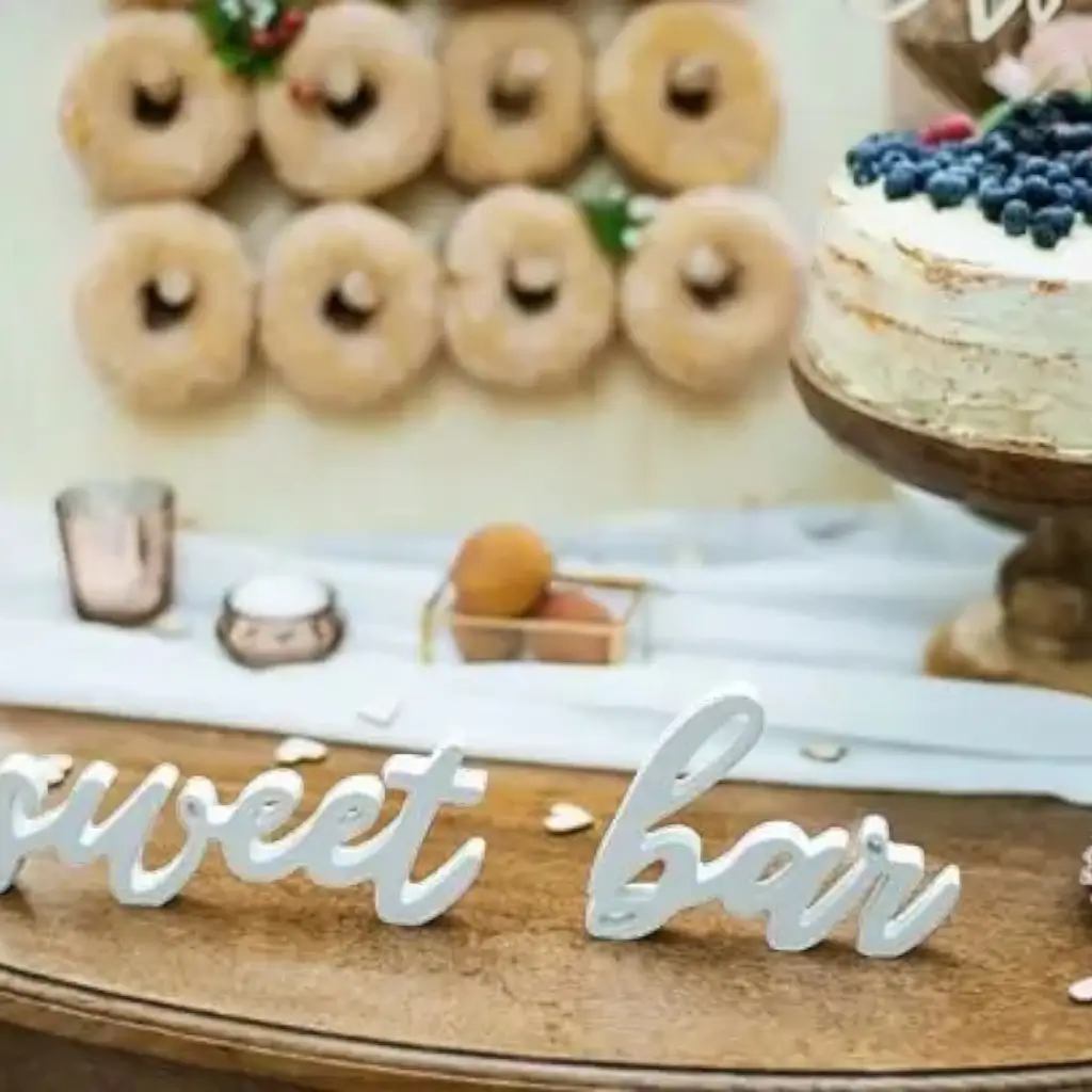 Letras "Sweet Bar" Blanco