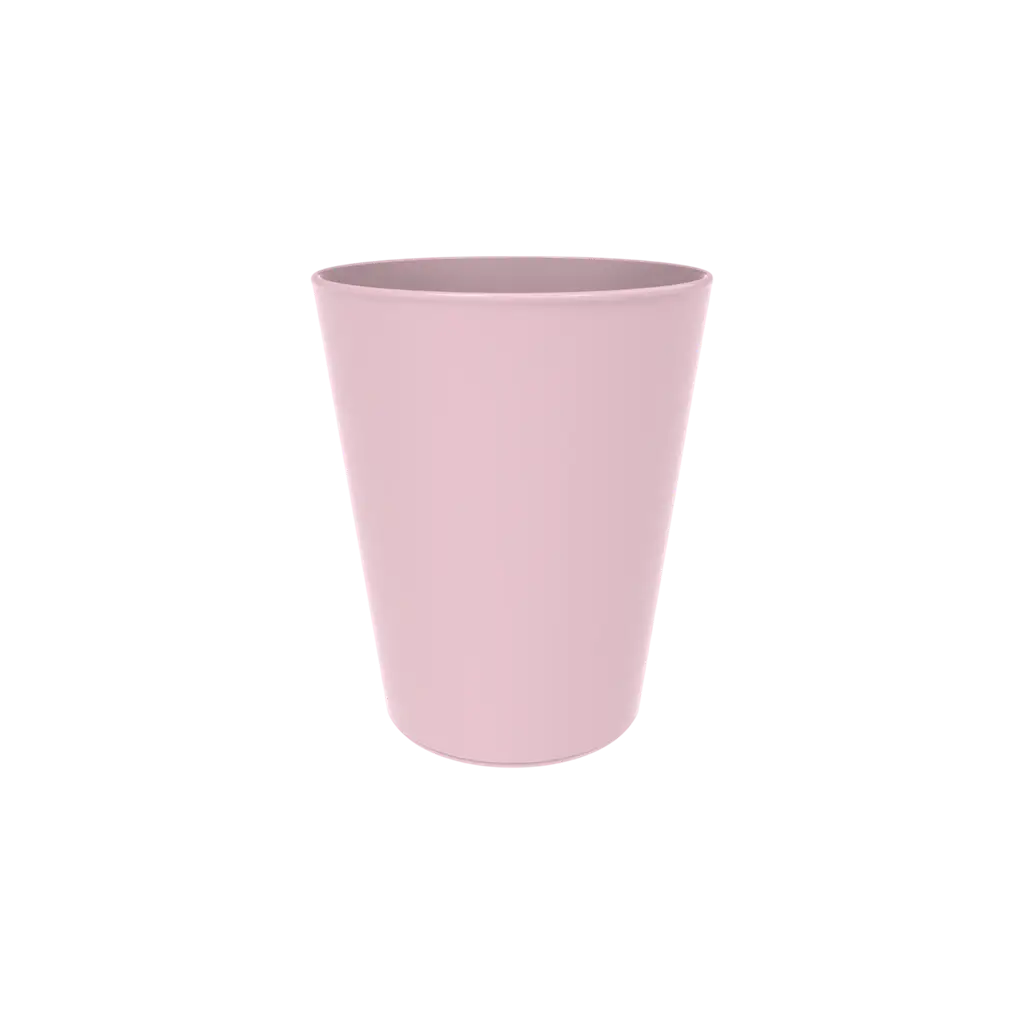 Vaso Cónico de PP - Rosa Pastel - 33cl