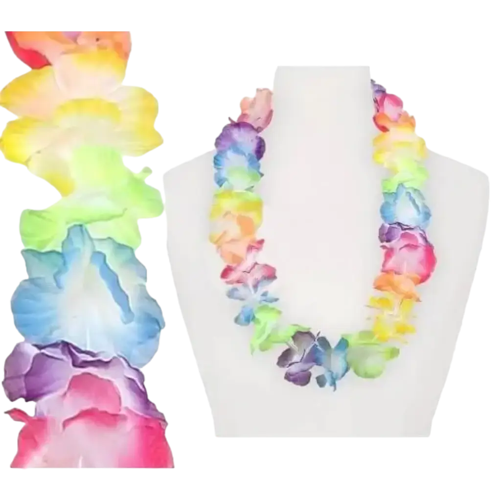 Collar hawaiano color pastel