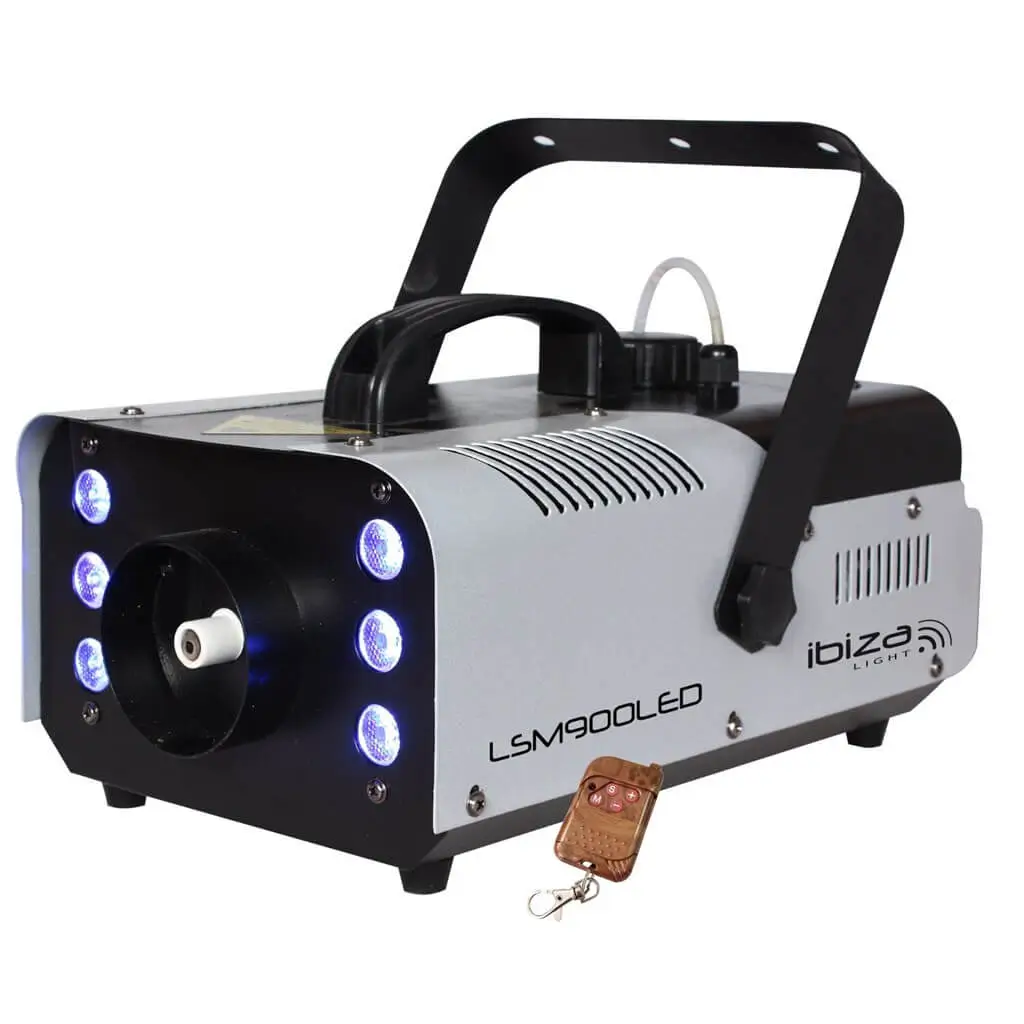 MÁQUINA DE NIEBLA + 6 LED RVB - LSM900LED