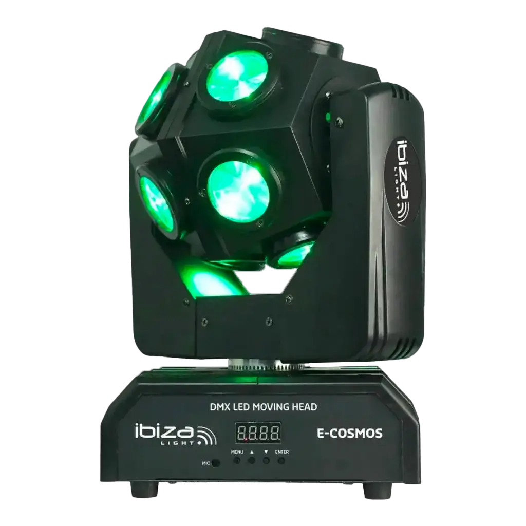 Cisterna LED E-COSMOS 4 en 1 DMX de estilo retro