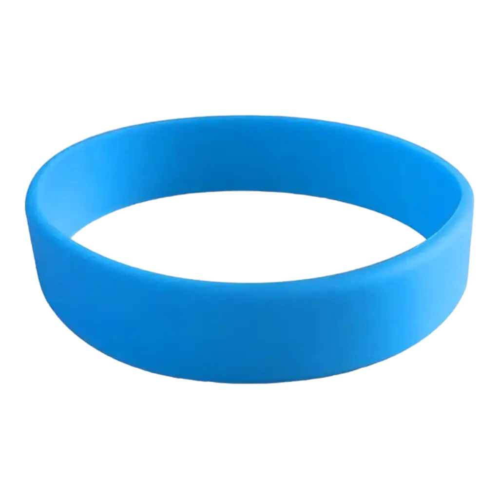 Pulsera Silicona Azul Sin Marca Adulto