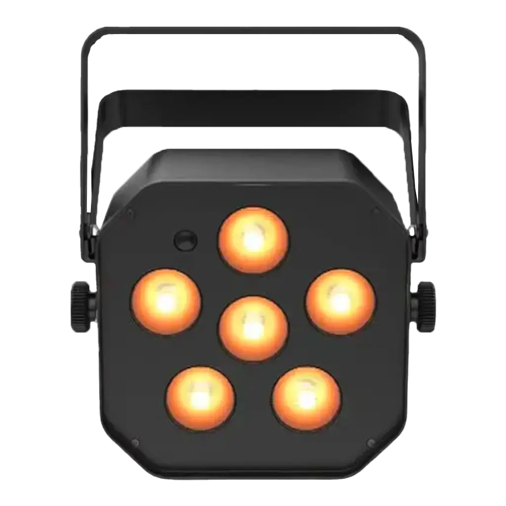 Proyector PAR LED RGBA inalámbrico EZLink de Q6BT ILS