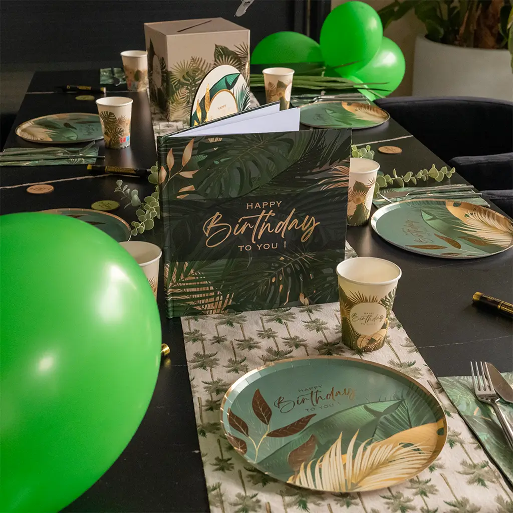 Adornos de mesa - Cumpleaños Jungle - Lote de 10