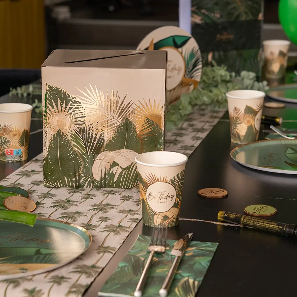 Vaso Birthday Jungle - Lote de 10