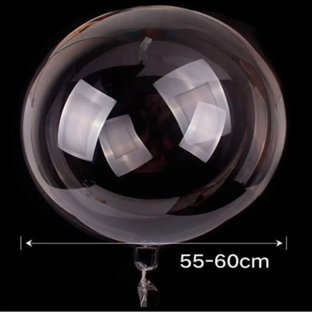 Bola de burbujas transparente ø60cm - Lote de 3