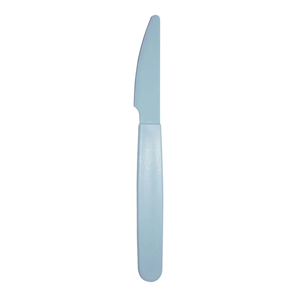 Cuchillo Irrompible PP Azul Pastel - Set de 6