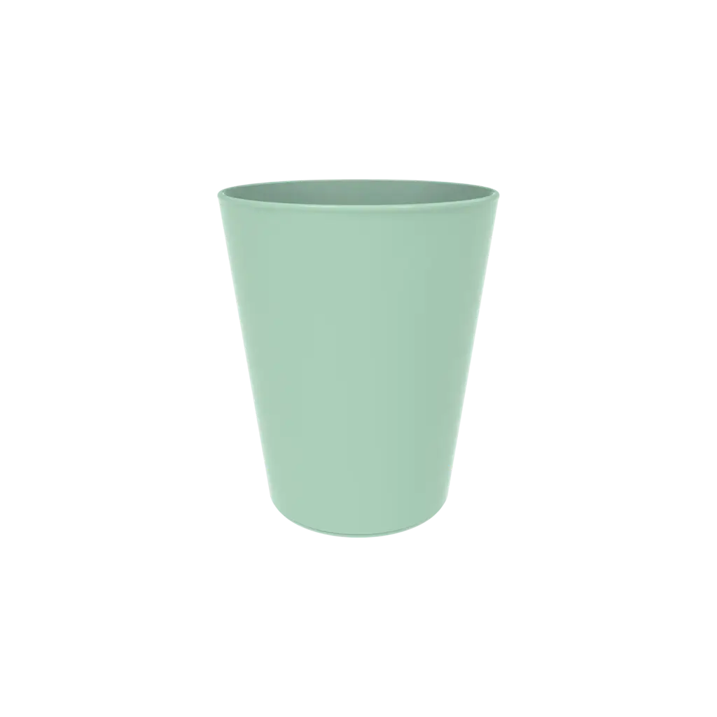 Vaso Cónico PP Verde Pastel 33cl