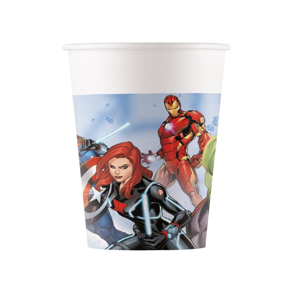 Vaso de papel Avengers - 25cl - Set de 8