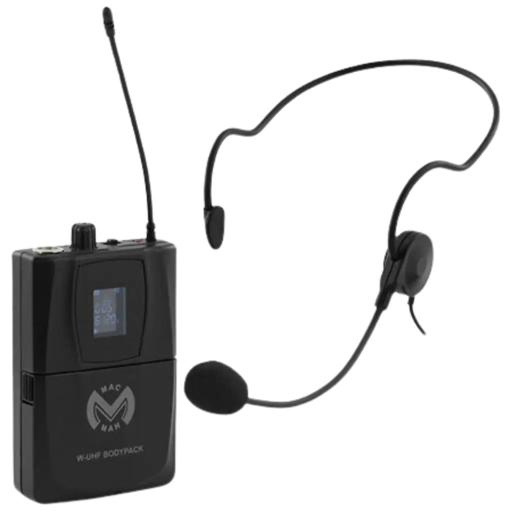 Transmisor de petaca y micrófono Mac Mah - W-UHF Bodypack