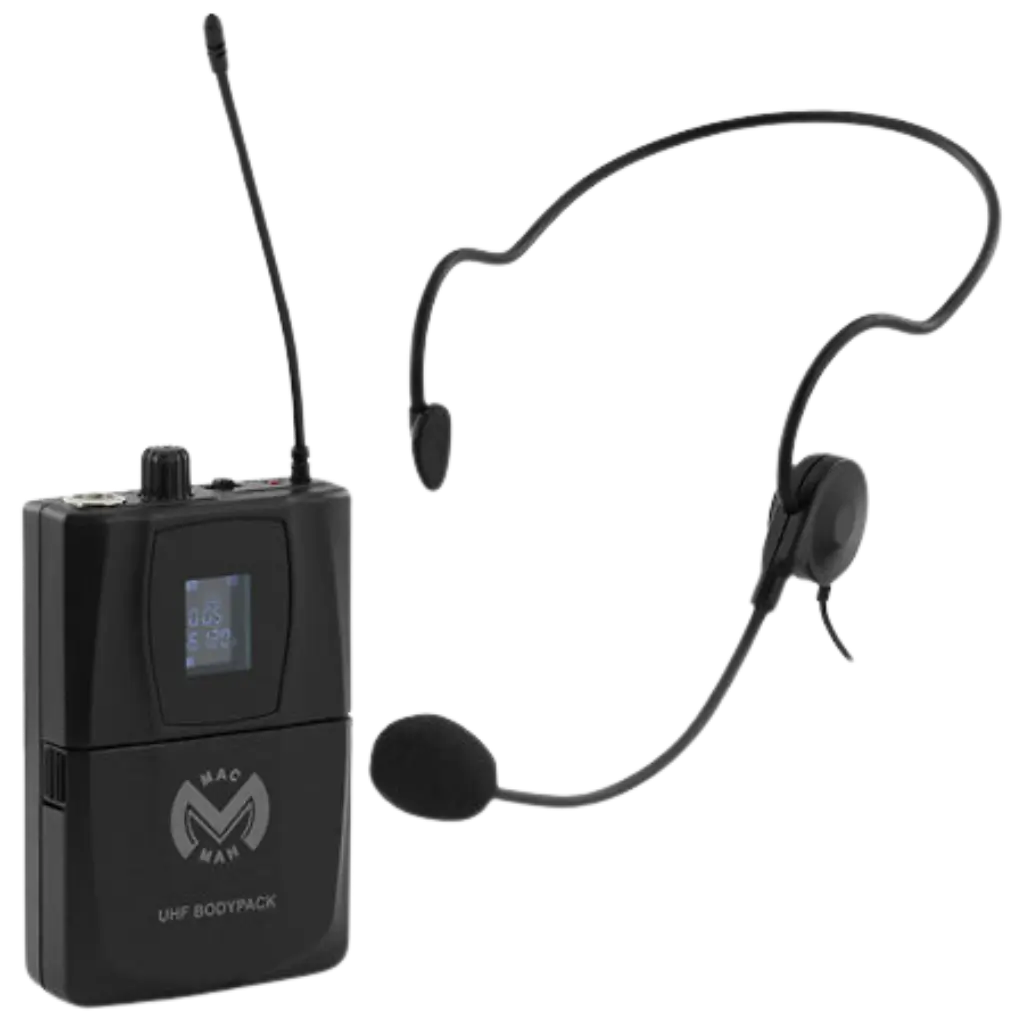 Transmisor de petaca y micrófono Mac Mah - UHF Bodypack