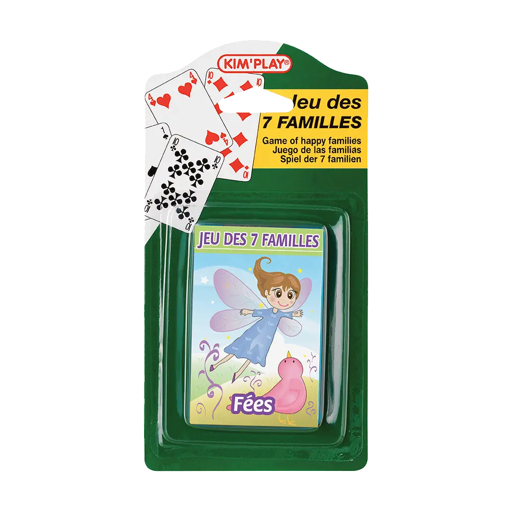 Juego 7 Familias - Princesas Hadas Piratas Caballeros (Set de 4)