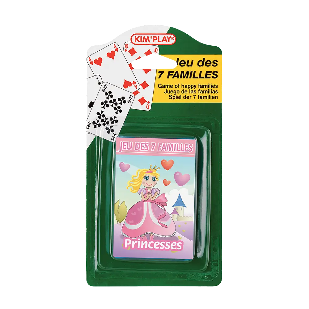 Juego 7 Familias - Princesas Hadas Piratas Caballeros (Set de 4)