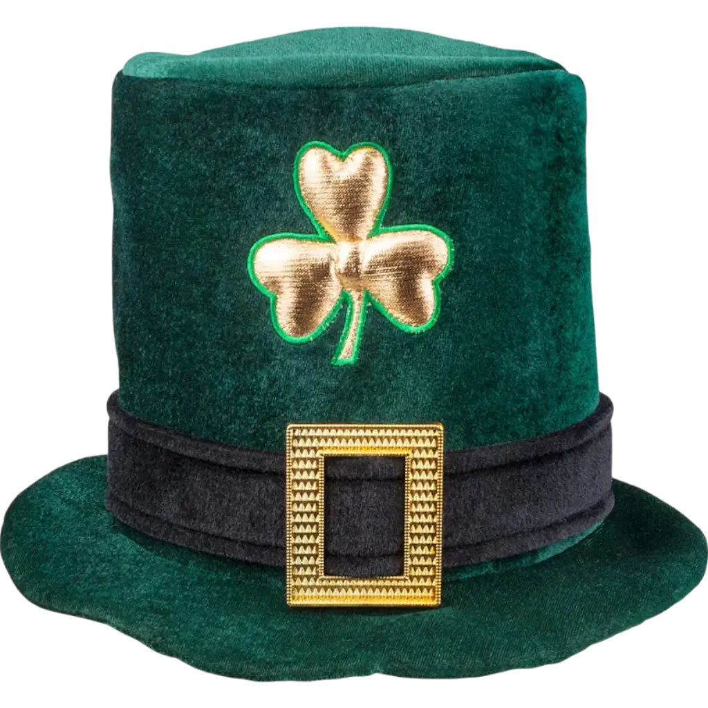 Gorro festivo de San Patricio - Haut de Forme à Trèfles